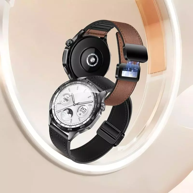 WH18 Basic Series Two-section Double Magnetic Buckle Silicone Leather Strap(22mm) WH18 Basic Series Two-section Double Magnetic Buckle Silicone Leather Strap(22mm)