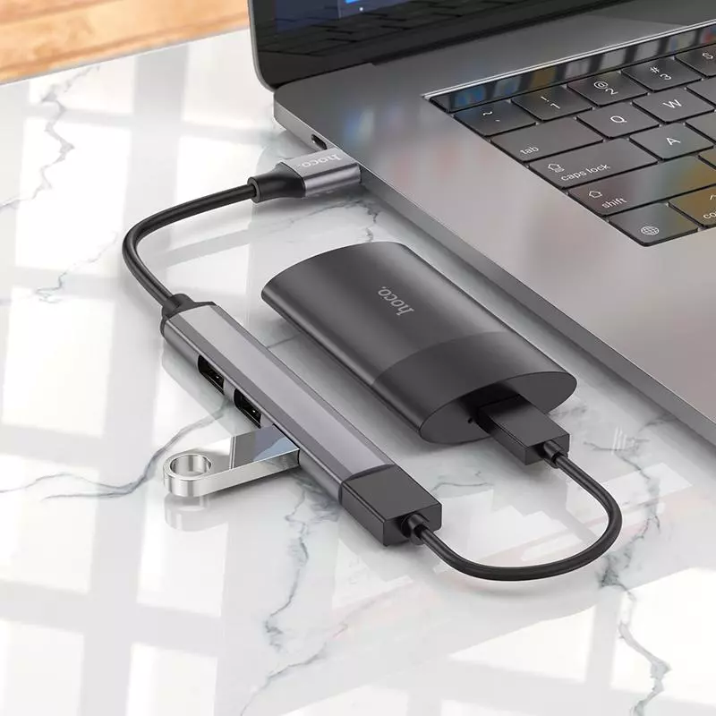 HB26 4 In 1 Adapter(USB To USB3.0+USB2.0*3) HB26 4 In 1 Adapter(USB To USB3.0+USB2.0*3)