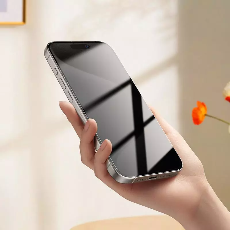 IP16/15(G15)(10PCS) Guardian Shield Series Full-screen Anti-spy Tempered Glass Set For