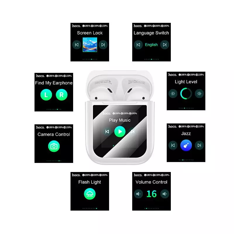 EW80 Magnificent True Wireless Touch Screen BT Headset