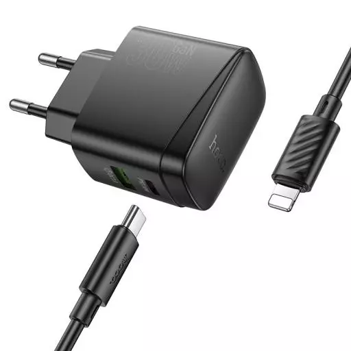 CS61A Bright PD30W+QC3.0 charger set(C to IP)(EU)