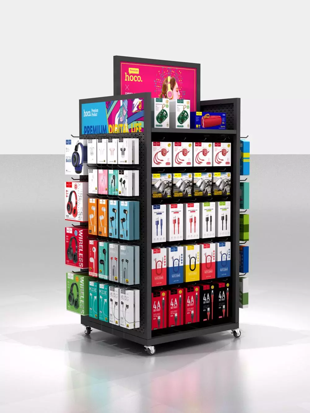 HN11 Single-sided Promotional Hook Display Stand HN11 Single-sided Promotional Hook Display Stand