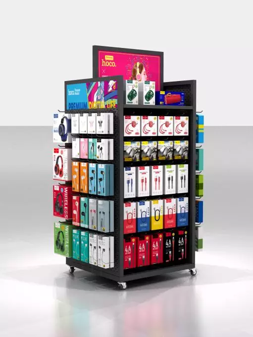 HN11 Single-sided Promotional Hook Display Stand