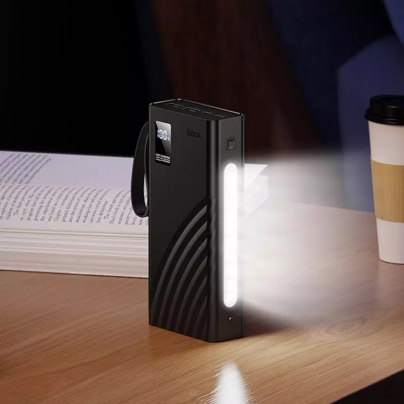 J155 Shine 22.5W+PD20W+light 4-Cable Power Bank(20000mAh)