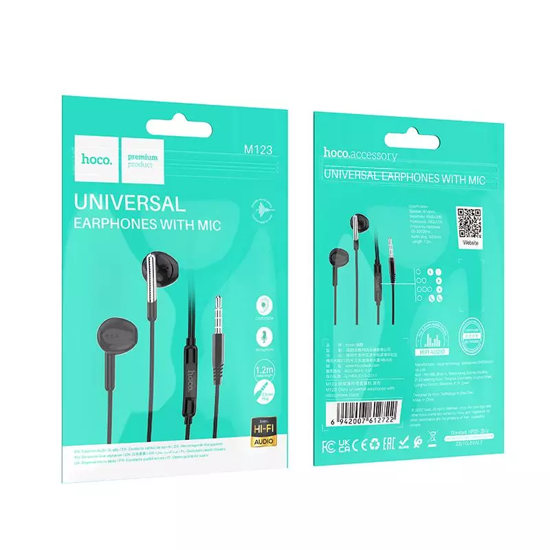 M123 Glory Universal Earphones With Microphone