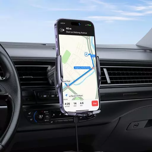 CA202 Plus Enlightener Infrared Induction Wireless Charging Car Holder(air Outlet)