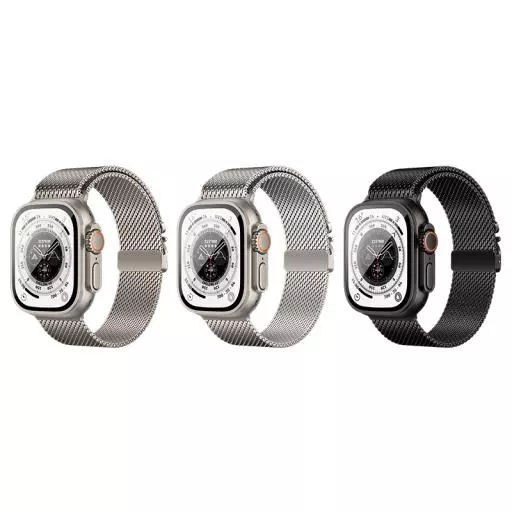 WA33 Original Series Umbrella Buckle Milanese Steel Strap Strap(44/45/46/49mm)