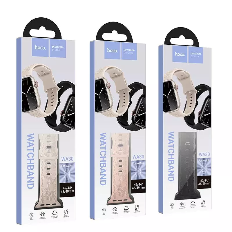 WA30 Flexible Series 3D Solid Color Silicone Strap (38/40/41/42Mm) WA30 Flexible Series 3D Solid Color Silicone Strap (38/40/41/42Mm)