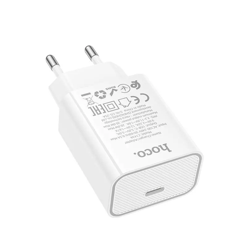 C143A Benefit Single Port PD20W Charger(EU)
