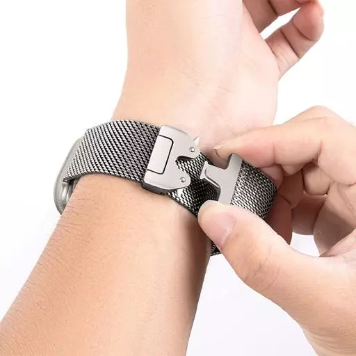 WA33 Original Series Umbrella Buckle Milanese Steel Strap Strap(44/45/46/49mm)
