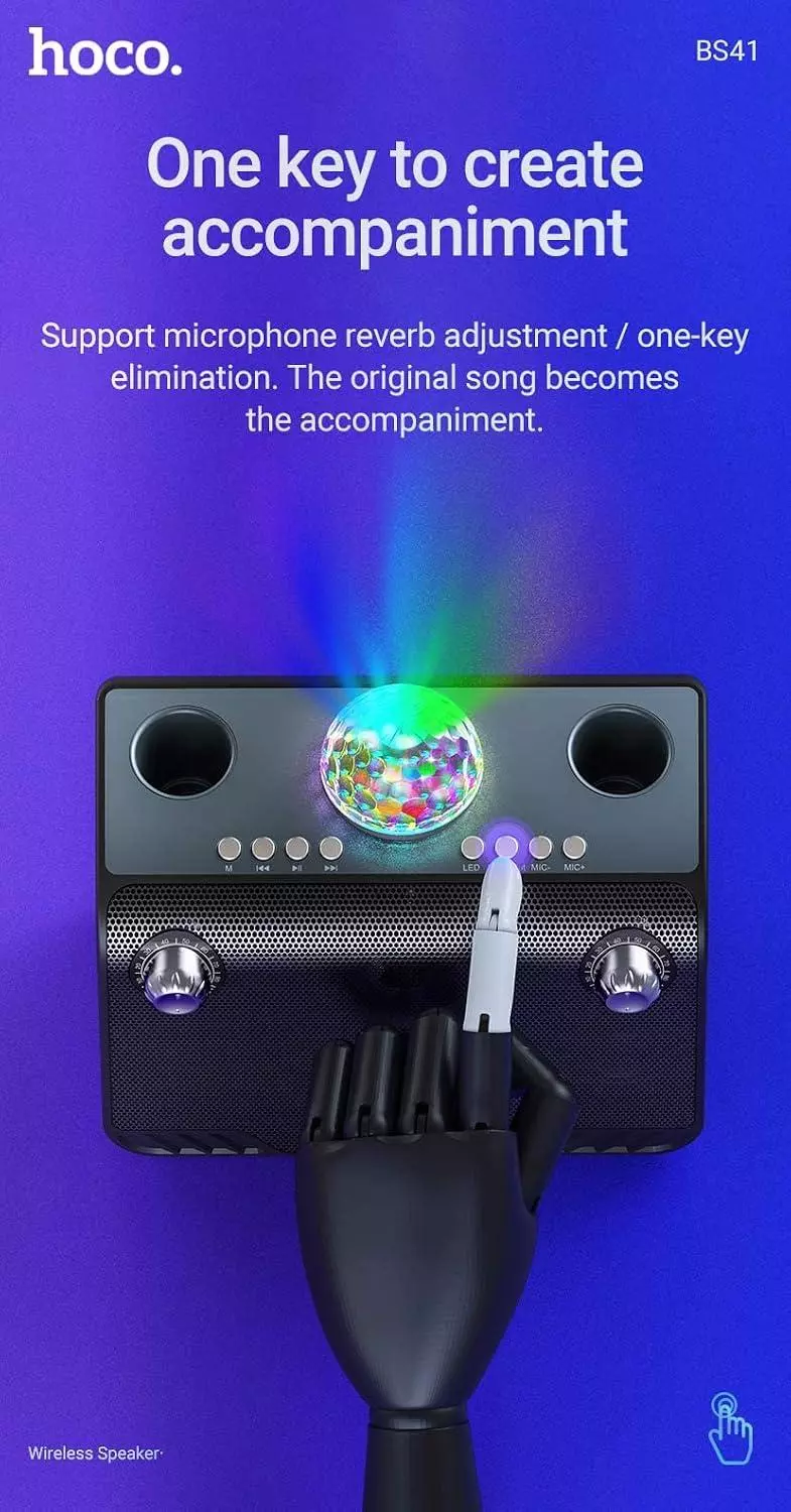 BS41PLUS Wireless Speaker Warm Sound Portable Loudspeaker