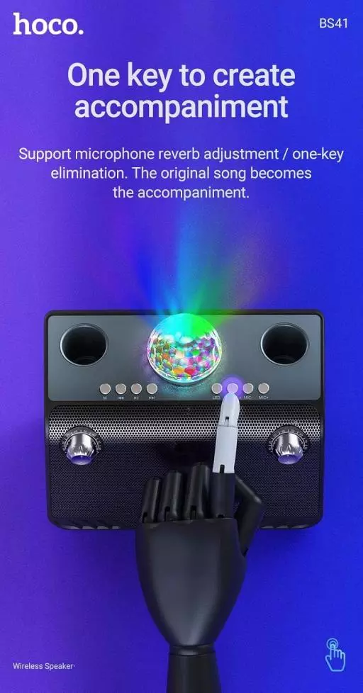 BS41PLUS Wireless Speaker Warm Sound Portable Loudspeaker