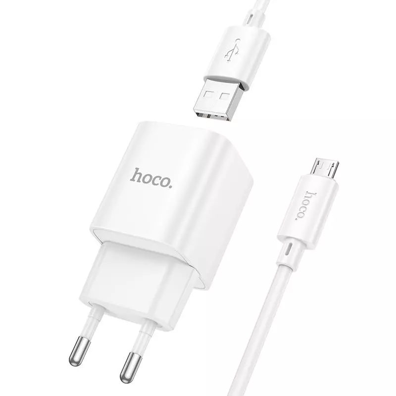 C145A Charm Single Port QC3.0 Charger Set(Micro)(EU)