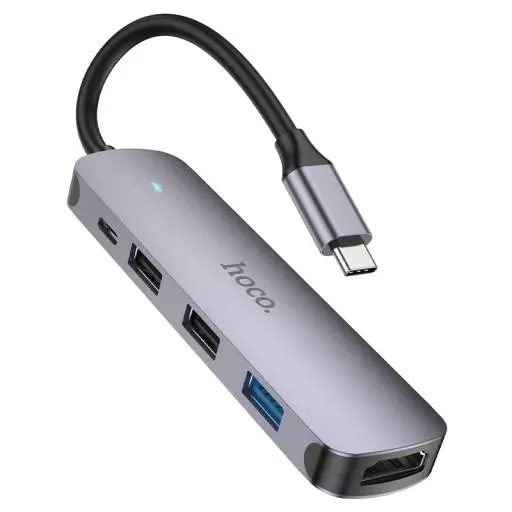 HB27 Type-C Multi-function Converter(HDTV+USB3.0+USB2.0*2+PD)