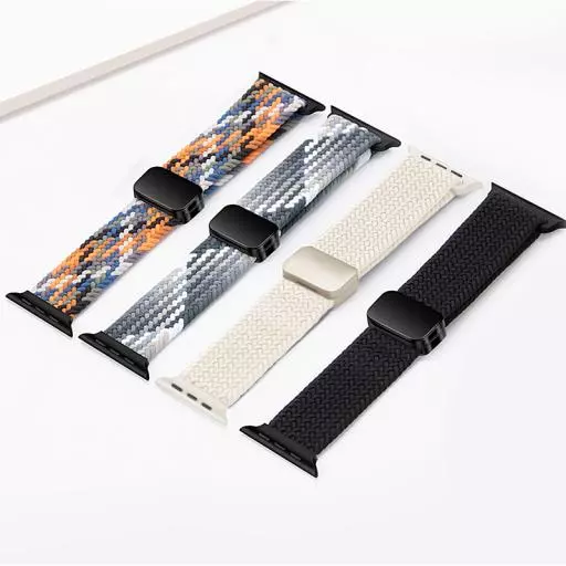 WA43 Jane Eyre Series Loop Magnetic Buckle Nylon Strap(44/45/46/49mm)