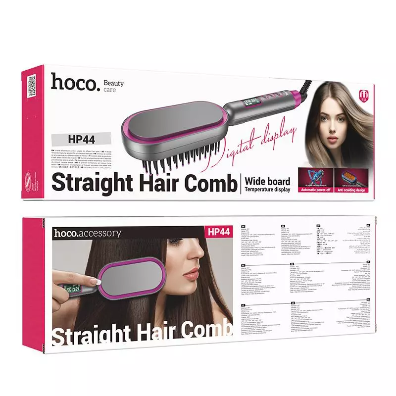 HP44 Electric Straightening Hair Comb With Digital Display(EU) HP44 Electric Straightening Hair Comb With Digital Display(EU)