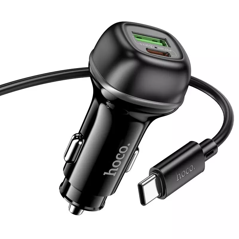 Z58A Rank 48W dual port PD30W+QC3.0 car charger set(C to C)