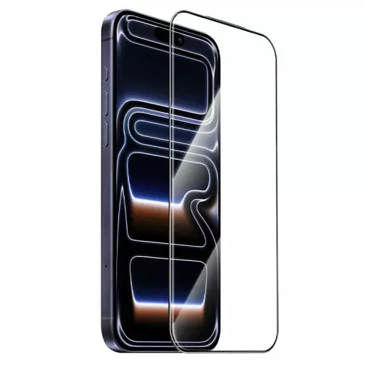 IP17 Pro(10PCS)(G16) Guardian Shield Series Full Screen 5D Large Arc Tempered Glass Set For