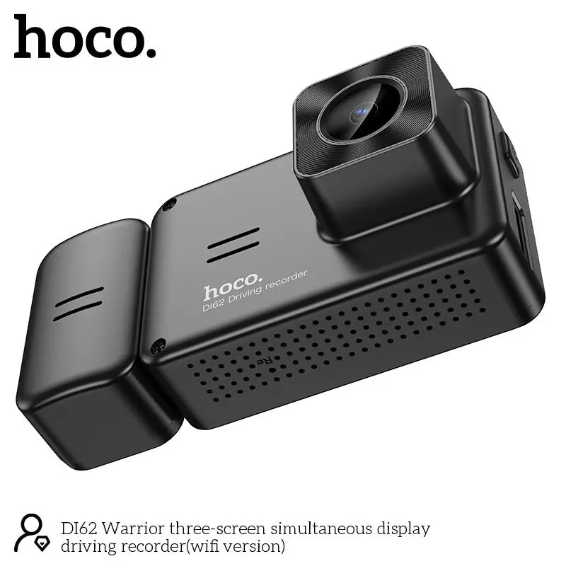 DI62 Warrior Three-screen Simultaneous Display Driving Recorder(wifi Version)