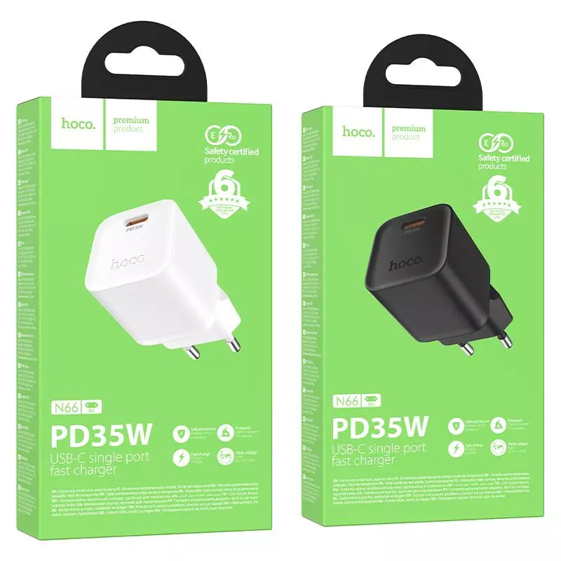 N66 Ingenious Single Port PD35W Charger(EU)
