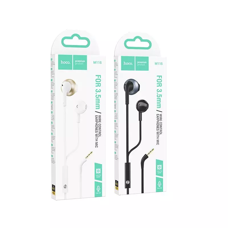 M115 Sagacious Universal Earphones With Microphone M115 Sagacious Universal Earphones With Microphone