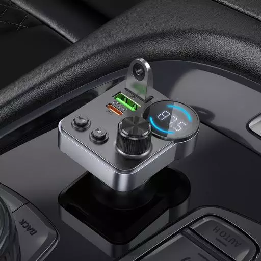 E86 Alegria 48W Dual Port PD30W+QC3.0 Car BT FM Transmitter