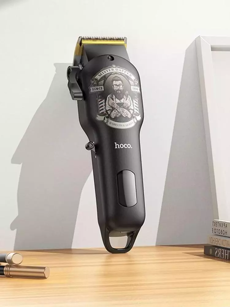 HP20 Electric Hair Clipper With Digital Display Black & Gold Color