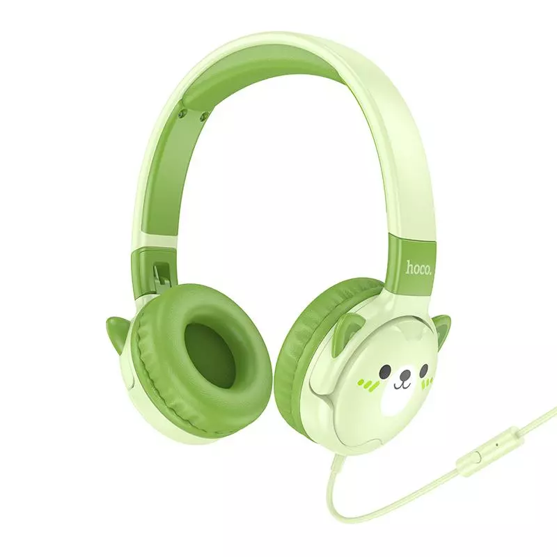 W61 Voice Children's Head-mounted Wired Earphones - Sun Yellow W61 Voice Children's Head-mounted Wired Earphones - Sun Yellow