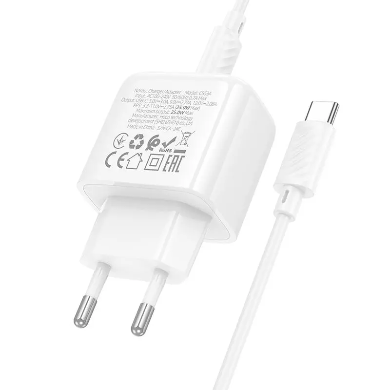 CS53A Surplus Single Port PD25W Charger Set(C To C)(EU)