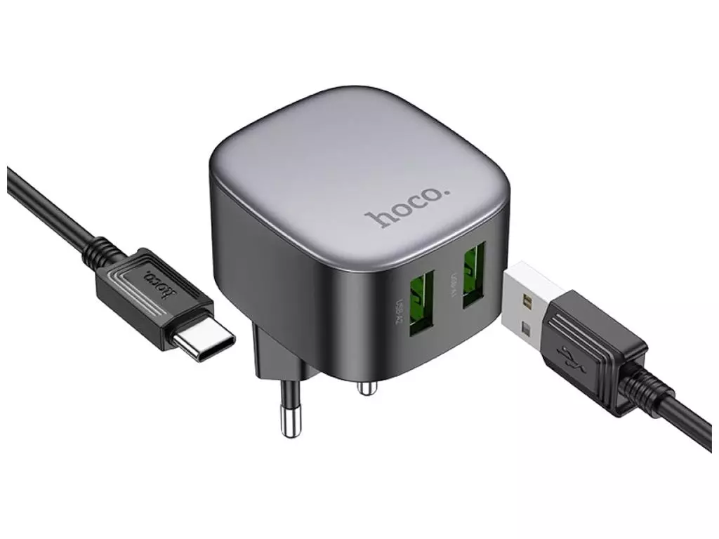 CS34A Rayo, dual USB-A 18W port wall charger TYPE-C