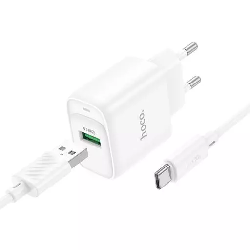 C140A Smart Single Port QC3.0 Charger Set(Type-C)(EU)