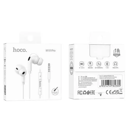 M101 Crystal Joy Wire-controlled Earphones With Microphone
