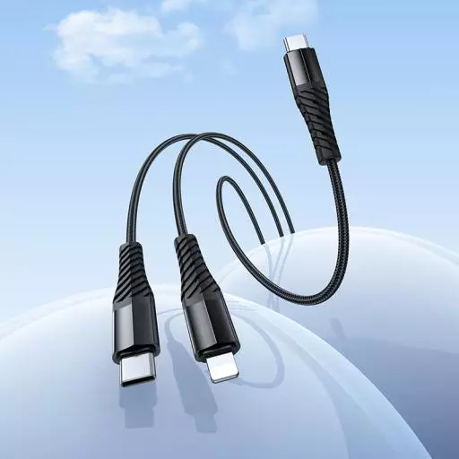 X123 Victory 2-In-1 Charging Cable(C To IP+C)