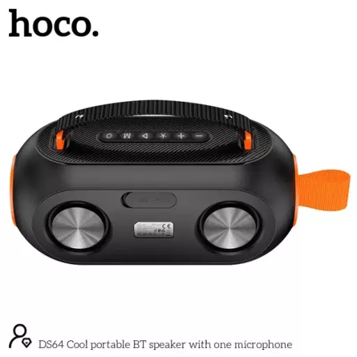 DS64 30W Bluetooth Speaker With Mic | With Vibrant Multi-Color LED Light
