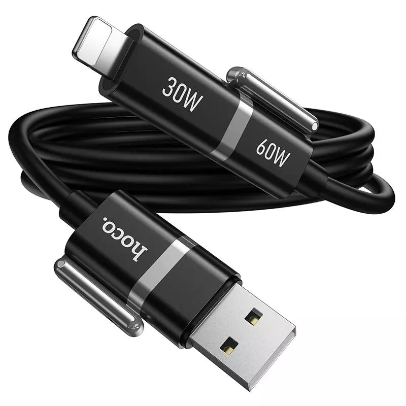 U155 USB/C To IP/C Benefit 60W 4-In-1 Silicone Charging Data Cable