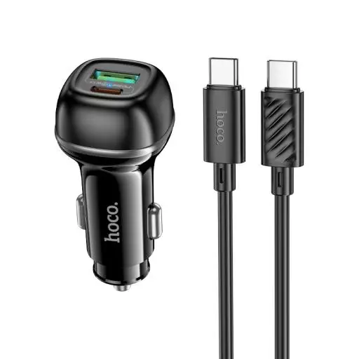Z58A Rank 48W dual port PD30W+QC3.0 car charger set(C to C)