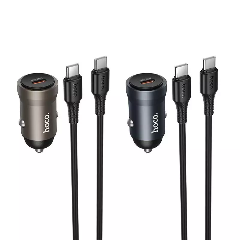 Z62A Energy single port PD30W car charger set(C to C)