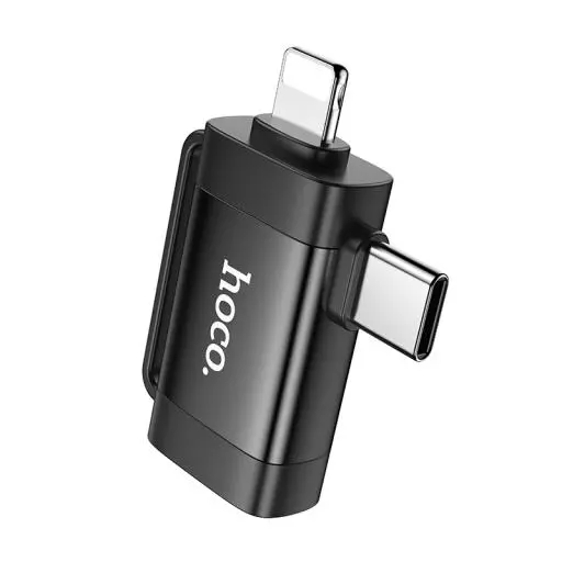 UA31F IP Male/Type-C Male To USB Female OTG 2-In-1 Adapter