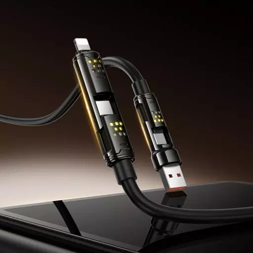 U143 Joy 240W 4-in-1 charging data cable USB/C to iP/C (1M)