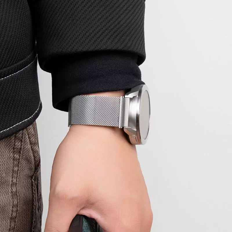 WH07 May Series Two-section Double Magnetic Buckle Milanese Strap(20mm) WH07 May Series Two-section Double Magnetic Buckle Milanese Strap(20mm)