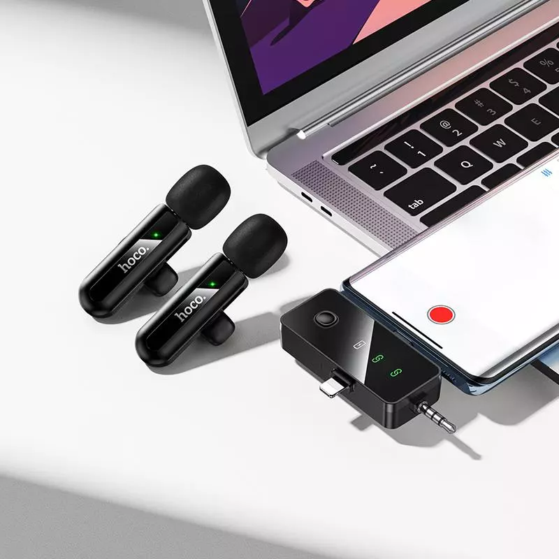 L20C Fair Dual-mic Wireless Microphone(iP/Type-C/3.5) L20C Fair Dual-mic Wireless Microphone(iP/Type-C/3.5)