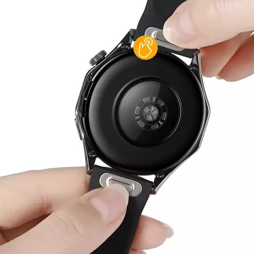 WH22 Flexible Series Push-type Silicone Strap(22mm)