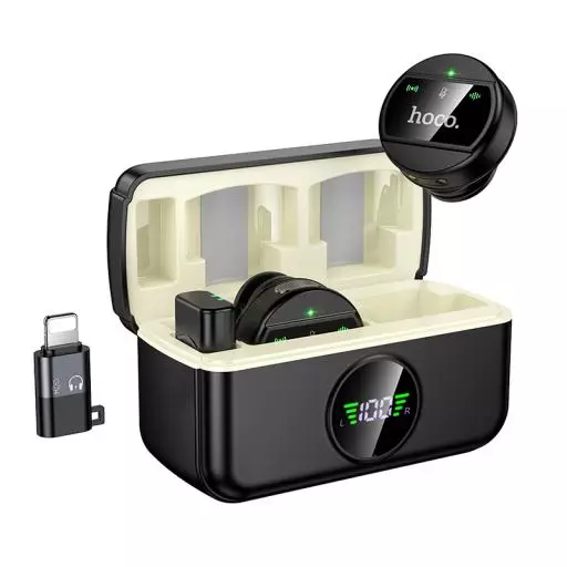 L22 Bright 2-In-1 Wireless Microphone With Case(iP/Type-C)