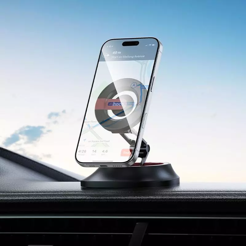 H90 Tower Folding Ring Magnetic Car Holder(dashboard)