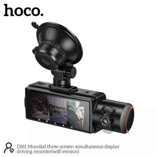 DI61 Mundial Three-screen Simultaneous Display Driving Recorder(wifi Version)