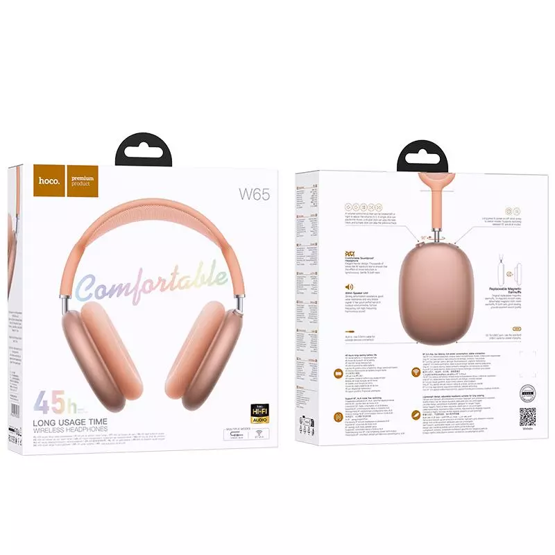 W65 Happy BT Headphones