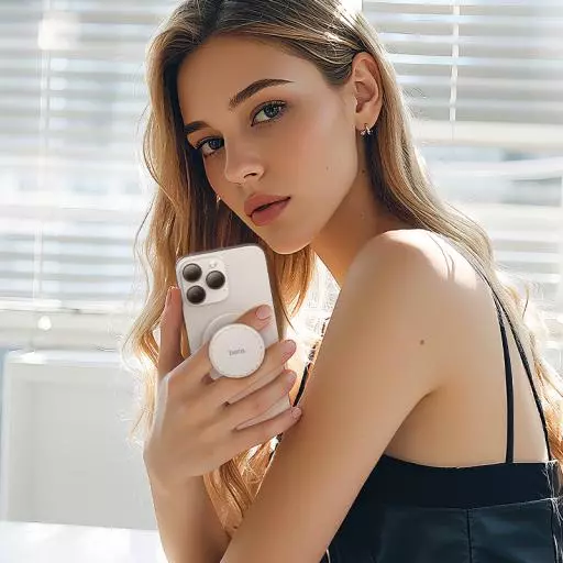 GH8 Magnetic Retractable Mobile Phone Holder