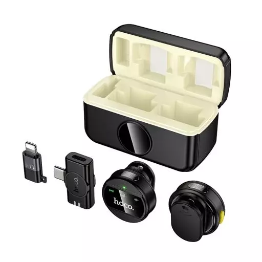 L22 Bright 2-In-1 Wireless Microphone With Case(iP/Type-C)
