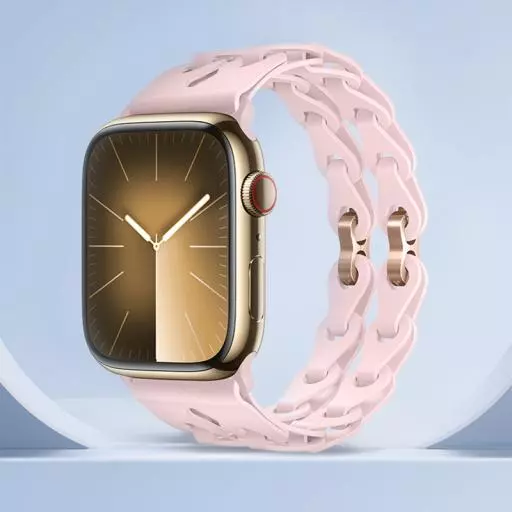 WA28 Flexible Series Fashion Hollow Silicone Strap (44/45/46/49Mm)
