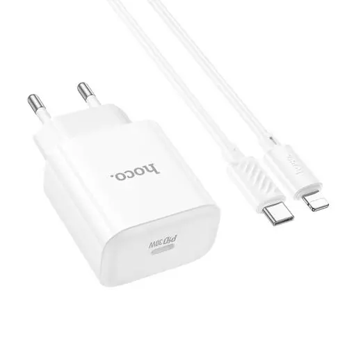 C76A Pro Majestic single port PD30W charger set(C to iP)(EU)